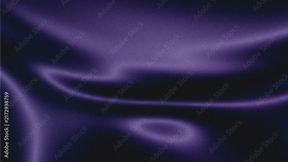 Fototapeta premium Dark purple satin fabric with elegant flowing folds and smooth reflective surface material background backdrop interior decoration abstract