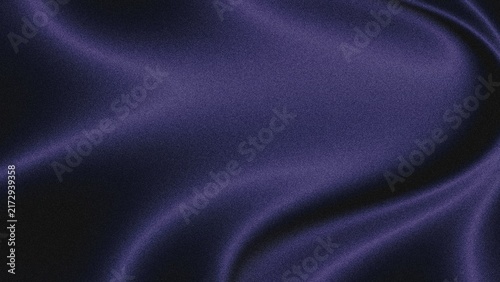 Fotografie Deep dark blue glitter fabric texture background featuring soft draped folds and