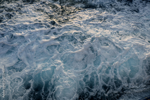 Fotografie Ocean waves of the sea.