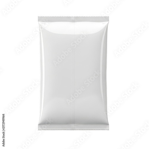 Transparent plastic pouch sealed packaging