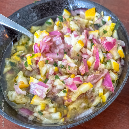 Sauce pimentée de citrons