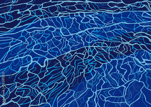 blue water in the sea design background