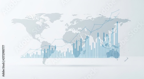 Global distribution of data centers and internet infrastructure across continents