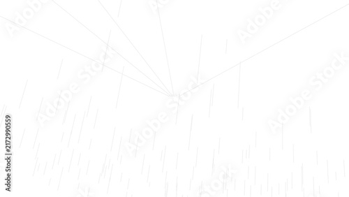 Fotografie Minimalist monochrome graphic with radiating white geometric lines and floating