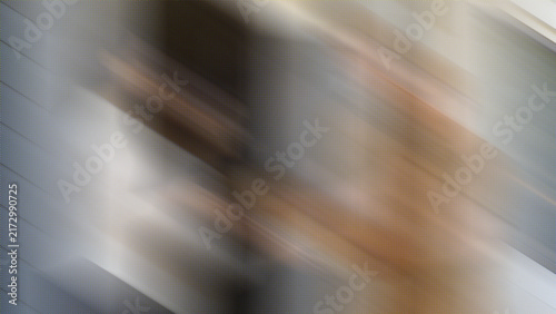 Canvastavla Abstract motion blur background, with diagonal streaks, in neutral grey, and sof