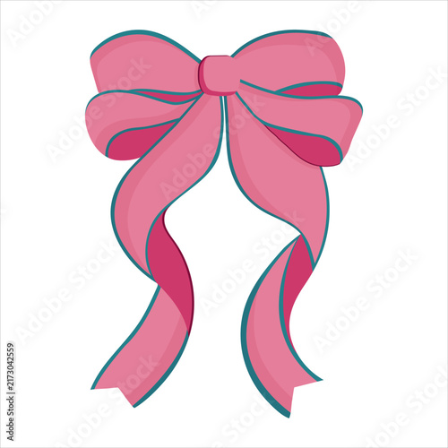 Christmas Ribbon Bow for Gift Wrapping and Holiday Decoration