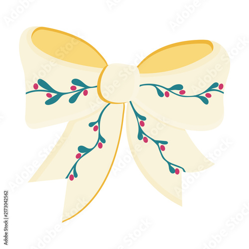 Christmas Ribbon Bow for Gift Wrapping and Holiday Decoration