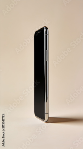 mobile phone on a wooden table