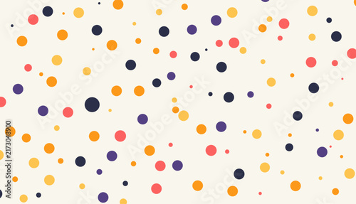 Abstract Polka Dot Pattern Background with Scattered Circle Texture for Business, Fashion, Packaging, Website Header and Modern Design Template