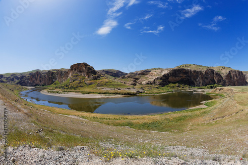 Turkey, Anatolia, River Tigris near Hasankeyf