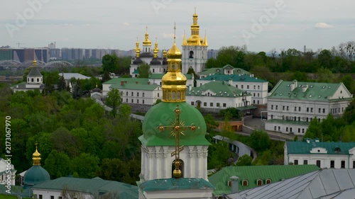 magnificent church complex in Kyiv