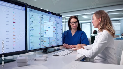 Healthcare Manager Analyzes Patient Records