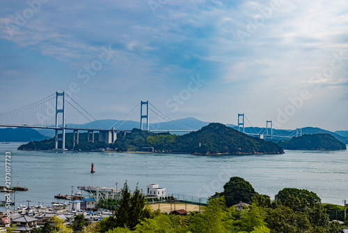 愛媛県　しまなみ海道の風景