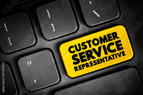Принти на полотні Customer Service Representative - supports customers by providing helpful inform
