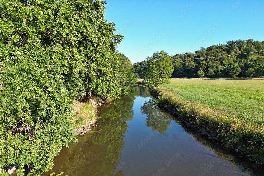 Fototapeta premium Treuchtlingen - Altmühl am Weinberg