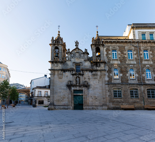 Historic Baroque Church of San Froilan in Lugo Galicia Spain