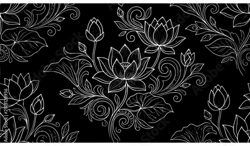 seamless floral background