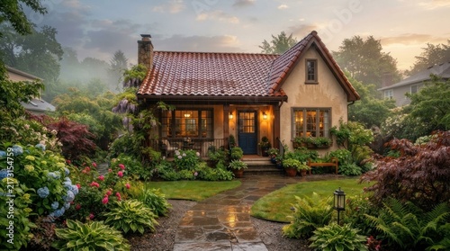 house in the mountains