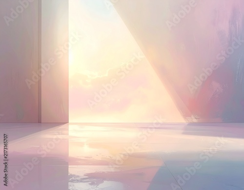 Soft light empty background