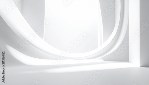 White studio background with subtle shadows