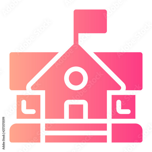 school gradient icon