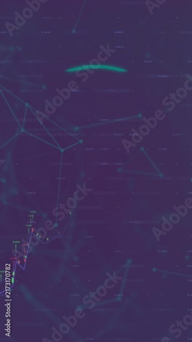 Animation of diverse data processing over legs of caucasian male soccer player on stadium