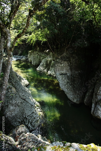 猿飛千壺峡の景色
