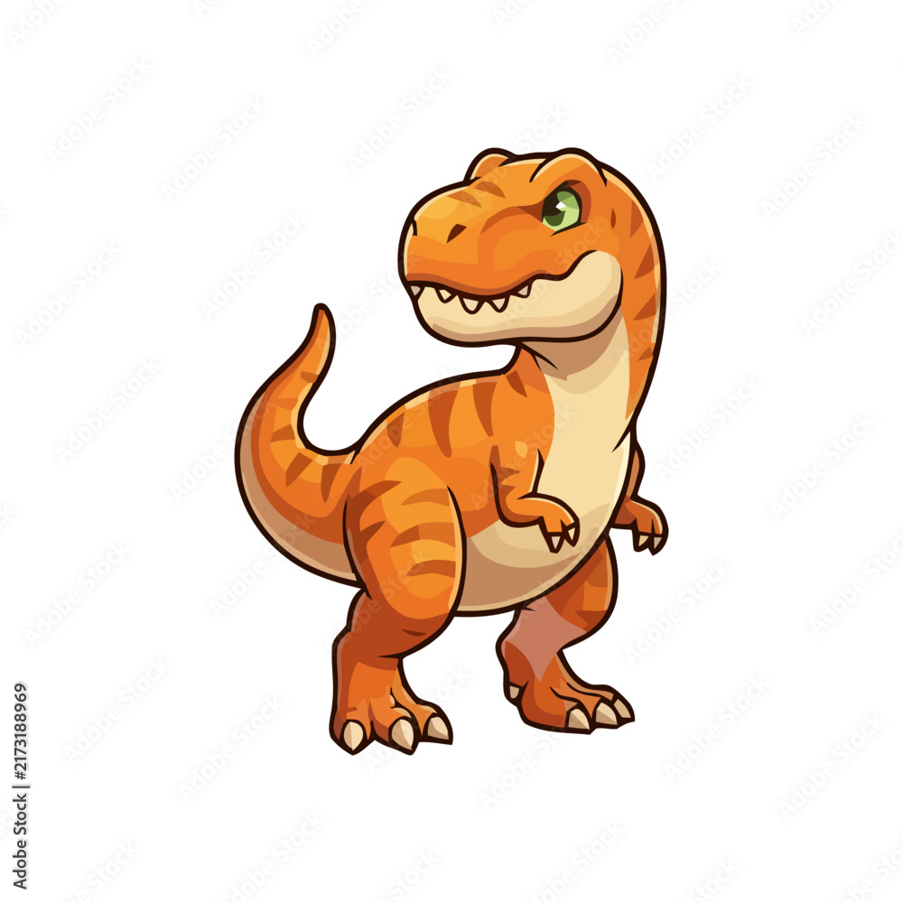 Obraz premium a illustration of t rex