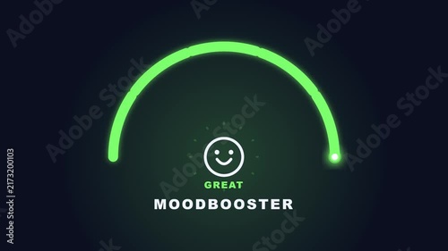 Mood Booster Gauge Showing Low Level Status