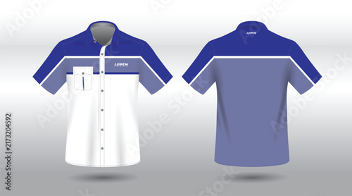 professional men’s short sleeve work shirt