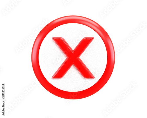 False error web button 3d wrong icon 