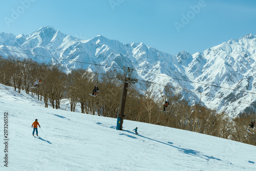Ski resort, Hakuba Village, Nagano Prefecture
