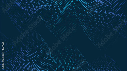 Abstract Blue Particle Wave Background Digital Technology Data Vector

Glowing Blue Halftone Dot Wave Background Cyberpunk Tech Graphic

Modern Abstract Dynamic Particle Wave Background Futuristic Blu