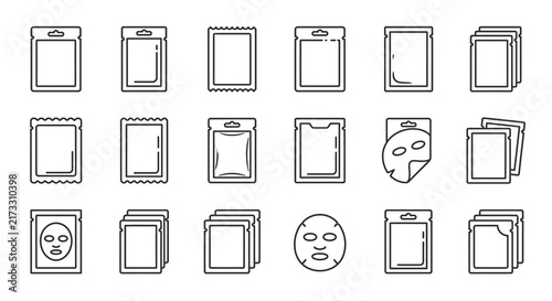 Elegant Collection of Minimalist Sketch Style Packaging Designs for Various Cosmetic and Skincare Products