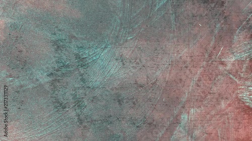 A moving dynamic abstract background with an uneven coating texture, featuring brushstroke marks; a looping, colorful vintage background in pastel tones for the base.