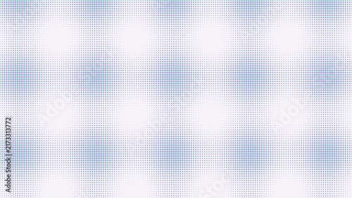 Seamless abstract pattern of light blue dots on light background for graphic applications.