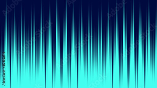 Cyan vertical lines gradient background sound wave equalizer pattern for music and technology design