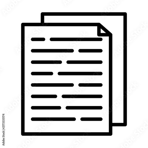 Documents Line Icon