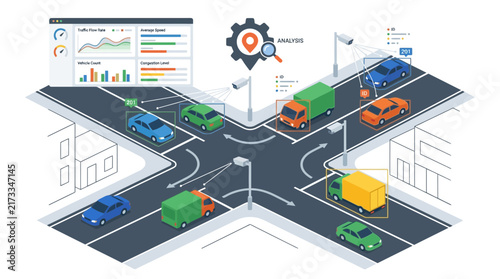 Smart City Traffic Analysis System with AI Vehicle Detection