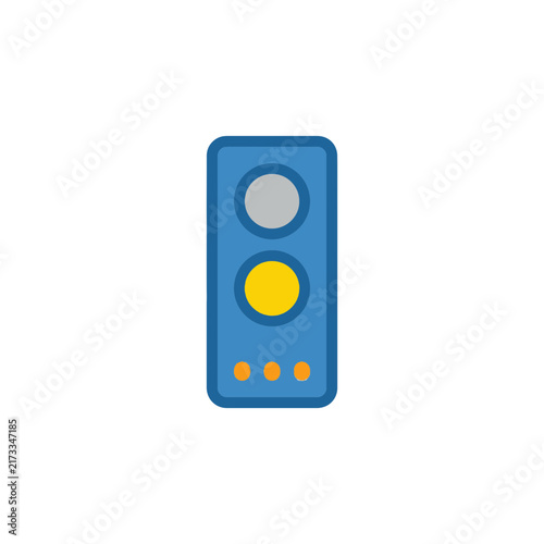 Traffic Light Icon Isolated Transparent Background