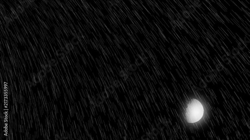 a Stars Mountain Moon Galaxy animation