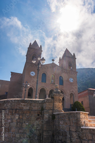 View of Gibilmanna Sanctuary in Cefalù, Palermo, Sicily, Italy, Europe, World Heritage Site