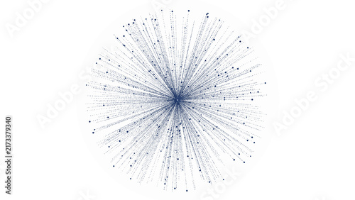 Stunning Blue Particle Explosion Effect on Dark Background Dynamic Energy Burst