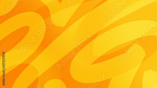Abstract modern background with vibrant exclusive yellow fluid waves brush strokes in premium textured grainy holographic gradient design luxury backdrop templates.