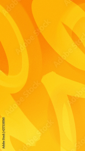 Abstract vibrant exclusive yellow fluid brush strokes background with grainy holographic texture vertical composition perfect for mobile device innovative luxury wallpapers.