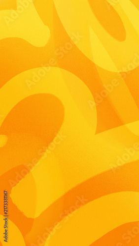 Abstract vibrant exclusive yellow fluid brush strokes background with grainy holographic texture vertical composition perfect for mobile device innovative luxury wallpapers.