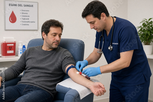 dottore prelievo del sangue analisi del sangue 
