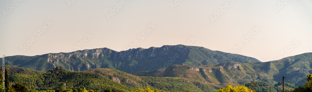 Obraz premium La safor mountain, in Comunidad Valenciana, Spain 