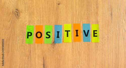Foto Positive word symbol