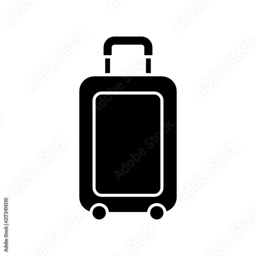 travel suitcase icon illustration